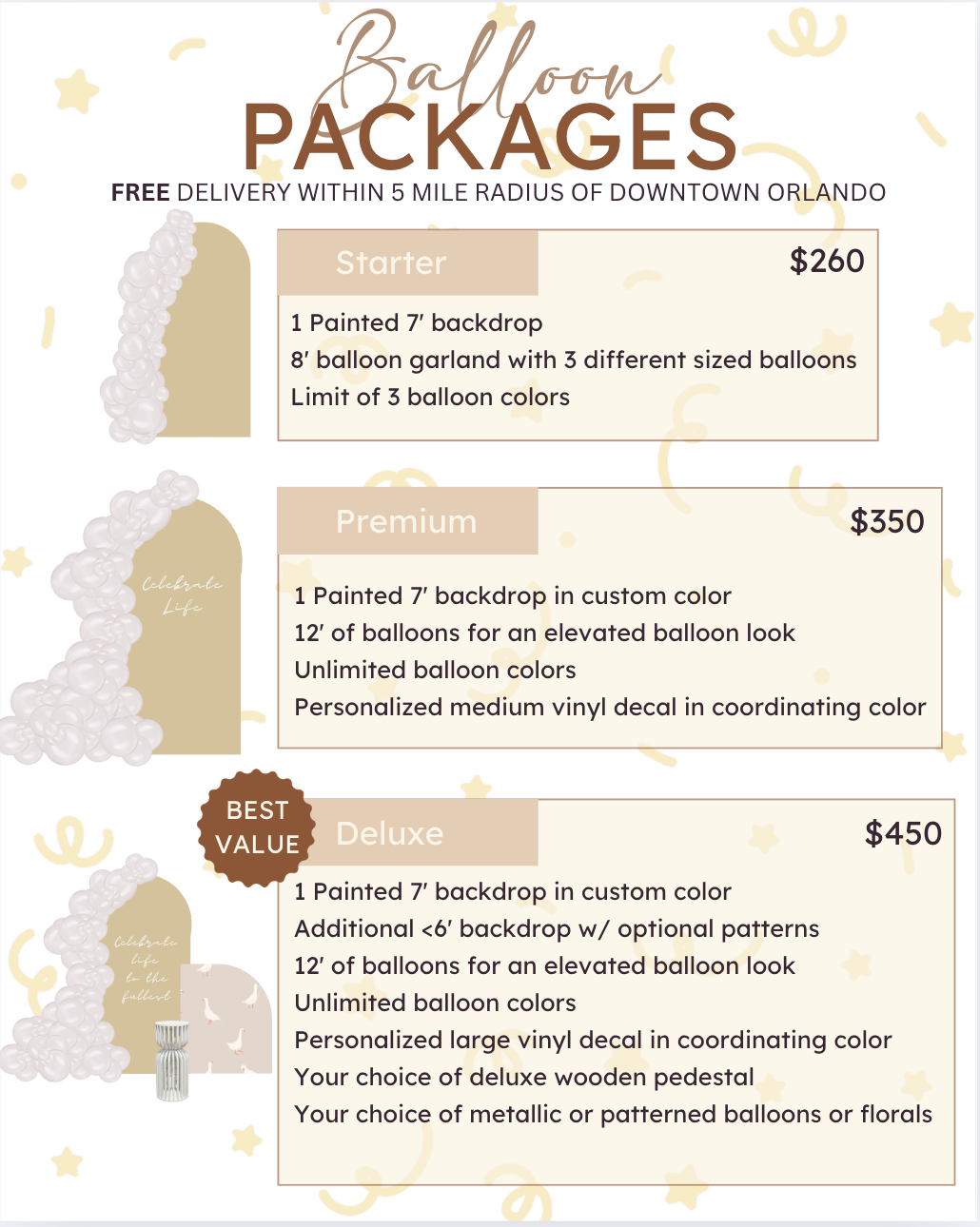 Balloon Packages