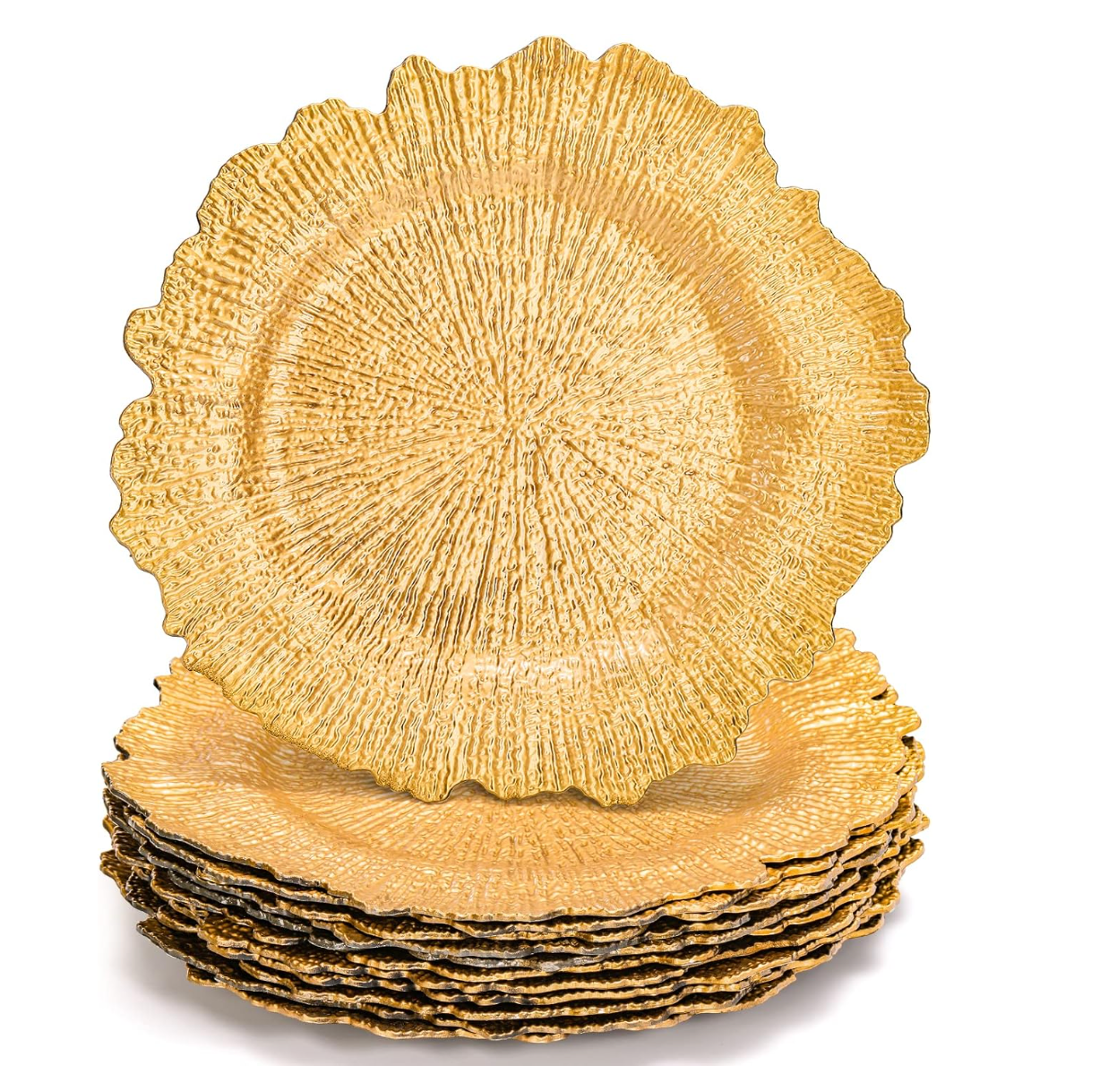 Sea Sponge Charger Plates