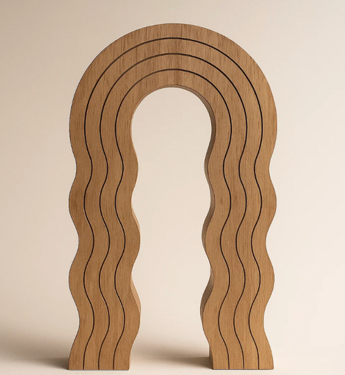 3D Wavy Hollow Arch
