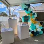 7’ Gold Circle Arch