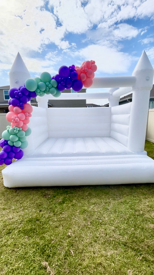 Rosa Bounce House & 12 Foot Balloon Garland